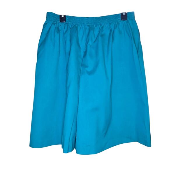 Alfred Dunner Jade Green Wide Leg Shorts | 18W | NWT 0213 - Picture 3 of 7
